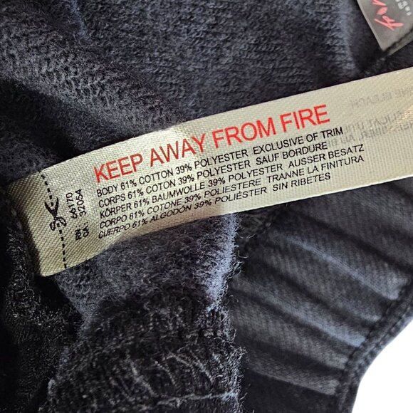 Free People Movement Fineline Wide Leg Track Pants, High-Rise, Black, Size Large - Picture 6 of 12